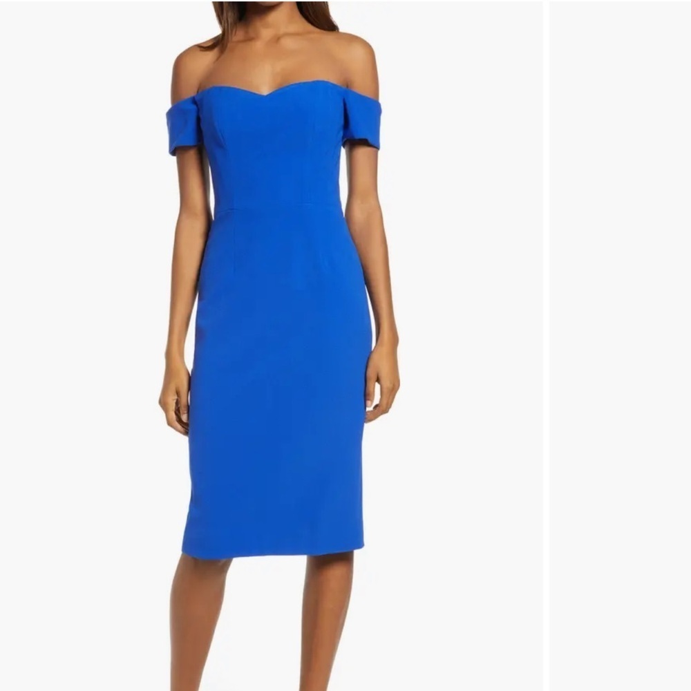 Bailey Off the Shoulder Body-Con Dress
Dress the Population size